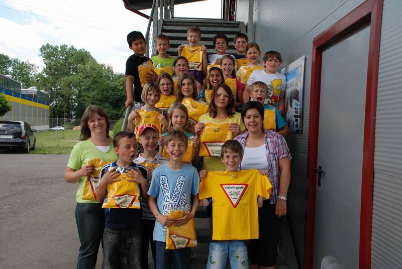 VS Tragwein 4a auf Besuch am 25 Mai 2012 im Verkehrspark Schlager Saxen